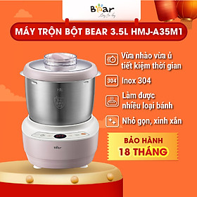 Mua Máy Nhồi Bột  Máy Trộn Bột  Máy Nhào Bột Bear Cao Cấp Dung Tích 3.5L Bear A35M1 TẶNG GIẮC Ổ CẮM 3 CHÂN THÀNH 2 CHÂN - Hàng Chính Hãng