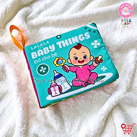 Sách vải Lalala baby kích thích thị giác cho bé sơ sinh 0 đến 12 tháng