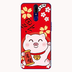 Ốp lưng dành cho điện thoại Oppo F11 hình Mèo May Mắn Mẫu 1 - Hàng chính hãng