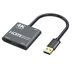 Cáp HDMI to USB 3.0 Video Capture Card 1080P 60FPS - Hỗ Trợ Live Stream, Ghi Hình Từ Điện Thoại, Camera, PS4, XBOX