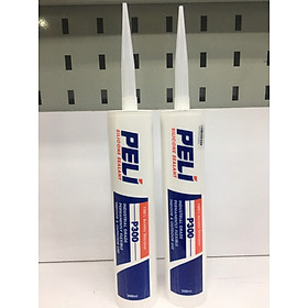 Mua Keo silicone Peli P300 màu trắng sữa  trong chai 300ml - Keo đa năng