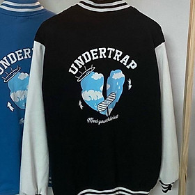 Áo khoác Cardigan Bomber UNDERTRAP 3 màu Unisex phối bo siêu hot