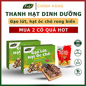 [Mua 2 có quà] Thanh gạo lứt hạt óc chó rong biển FnV, mua 2 hộp 180g + Tặng 1 bịch thanh gạo lứt bịch 45g bất kỳ