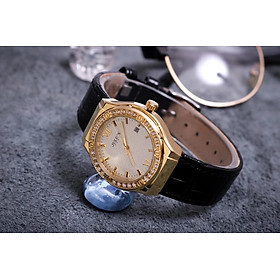 Đồng Hồ Nữ JA-1395 Julius Hàn Quốc Dây Da