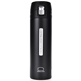 Lock&Lock Vacuum Mug/Water Cup One-key opening, lightweight and portable 500ml LHC3220WHT-PR two colors optional