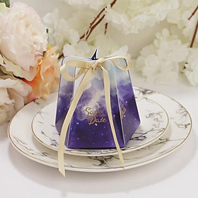 10pcs Romantic Wedding Paper Candy Boxes Gifts Boxes Wedding Party Favor