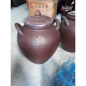 Mua chum sành Bát Tràng mẫu mới có 2 nắp chống bay hơi dung tích 30 lít