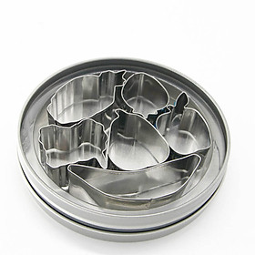 BỘ 6 KHUÔNG LÀM BÁNH HÌNH TRÁI CÂY CUTLERY-PRO 20MM