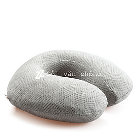 Gối kê cổ chữ C du lịch cao su non 2 lớp vỏ ZURI PILLOW