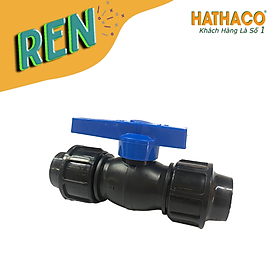 Combo 2 Van Nước PP 20 2 Đầu Rắc Co HATHACO Dùng Cho Ống HDPE