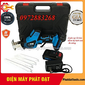 Máy cưa kiếm dùng pin-Máy cưa kiếm pin đa năng-2 pin 36V-Kèm 4 lưỡi cưa