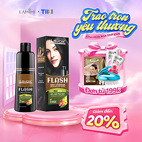 Gel Gội Phủ Bạc Vitamin B5 Flash 200ml (P03 - NÂU HẠT DẺ)