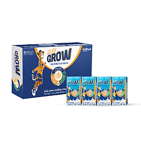 Thùng 48 Hộp 110ml Sữa Bột Pha Sẵn Nuvi Grow Trên 1 Tuổi - Phát Triển Chiều Cao