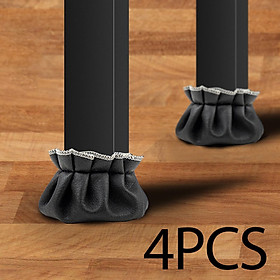 4Pcs Chair Leg Caps Waterproof Floor Protectors for Living Room School Stage