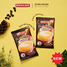 ROCKCAFE - CAPPUCCINO TRỨNG (5 gói x 30 gram)