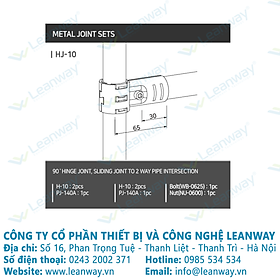 Khớp nối HJ-10_Logiform Hàn Quốc (Giá đã bao gồm VAT)