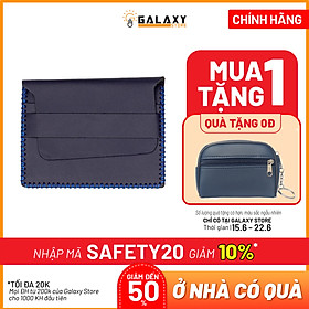 Ví Bóp Nam Nữ Nhỏ Mini Handmade Da Bò Thật Galaxy Store GVLNU - Hàng Chính Hãng