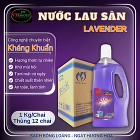 Nước Lau Sàn Rick 1kg (12 chai/thùng) - Tặng 1 Chai Rửa Chén Zily Chanh Dây 750g