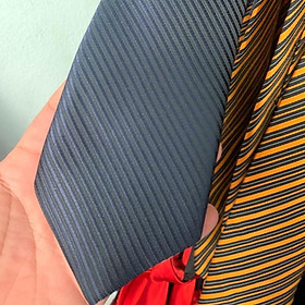 Combo Cavat nam bản 8cm xanh đen kèm kẹp cavat