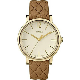 Timex Women's TW2P78400AB Heritage Collection Watch With Beige Synthetic Band