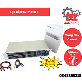 Mua Lọc xì Peavey 231EQ tặng 1 đôi dây canon chất lượng cao  hỗ trợ âm thanh tốt