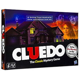 Bộ Board Game Giải Trí Solve the Murder in the Mansion Cluedo Trò Chơi Phá Án Hiện Đại