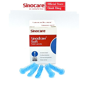 Hình ảnh Kim Chích Máu Sinodraw Máy Đo Đường Huyết Sinocare ( 50 kim)