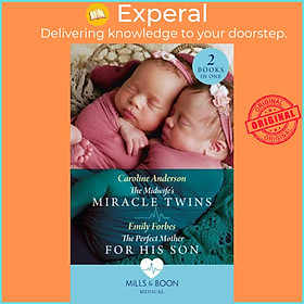 Sách - The Midwife's Miracle Twins / The Perfect Mother For His Son - The Midwif by Emily Forbes (UK edition, paperback)
