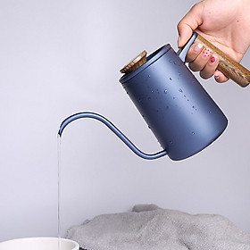 Mua Ấm bình inox pha cà phê pour over drip cán gỗ