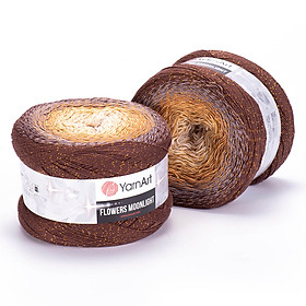 Len Flowers Moonlight - Nhập khẩu chính hãng từ YarnArt - 260 gram dài 1000m
