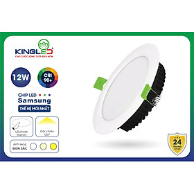 Đèn Led Âm Trần Downlight Ruby 12W (DL-12SS) KINGLED