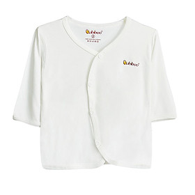 Áo sơ sinh dài tay Babiboo áo tay dài vải viscose siêu mềm BTK24