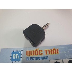 Mua Cổng chia jack 3.5 đực thành 2 jack 3.5 cái
