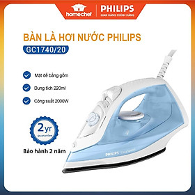 Mua Bàn là hơi nước cầm tay Philips GC1740  công suất 2000W | Hàng Chính Hãng
