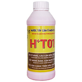 Nước tẩy trắng bồn bệ men sứ, lavabo, bồn rửa , sen vòi inox nhà tắm HT01-TVS-500ML