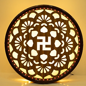 Mua Đèn Gỗ Chữ Vạn Bodhi Led - Chuyên Decor Trang Trí Phòng Thờ  Không Gian Tâm Linh