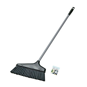 Chổi nhựa cán dài Sanada 75,5cm, cán cầm cao/ dài giúp cho người sử dụng không phải cúi gây mỏi lưng - nội địa Nhật Bản