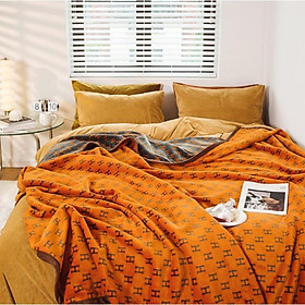 Chăn Nhung Mùa Hè Kenhome Siêu Mềm Mịn Phù Hợp Với Mọi Loại Da 180x200cm
