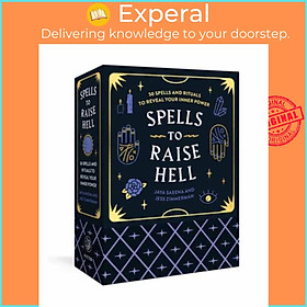 Sách - Spells to Raise Hell Cards - 50 Spells and Rituals to Reveal Your Inner by Jess Zimmerman (UK edition, paperback)