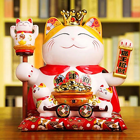 6 Mẫu Mèo Thần Tài Vẫy Tay Nhật Bản 25CM~27CM Siêu HOT + Tặng Kèm Pin & Hộp Quà Sang Trọng