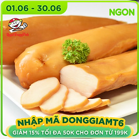 Ức gà xông khói Smoked skinless chicken breastPortion200GR PE