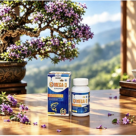 Viên uống Dầu cá Omega 3 Kingphar 1000mg, lọ 60 viên, bổ mắt, bổ não