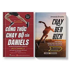 Sách PANDABOOKS combo 2 cuốn Công thức chạy bộ của daniel+Chạy đến đích