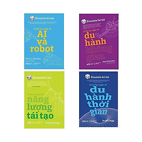 Combo Bộ 4 Cuốn Einstein Bỏ Túi: Ai Và Robot + Du Hành Không Gian + Du Hành Thời Gian + Năng Lượng Tái Tạo_AL