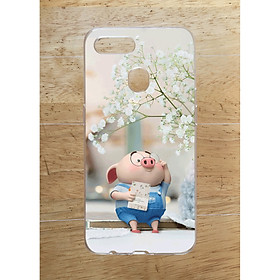 Ốp Lưng Dùng Cho Oppo A7 (Dẻo) - Heo Đọc Sach