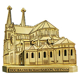 Mô Hình Nhà Thờ Đức Bà Nghiêng CONOMI souvenirs