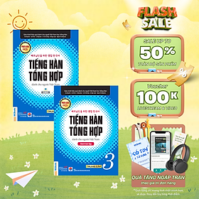 Combo Tiếng Hàn tổng hợp trung cấp 3 (giáo trình + bài tập) - Bản Đen trắng Mcbooks - MCBOOKS