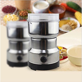 Mua Máy xay tiêu xay cà phê xay bột mini đa năng Máy xay chạy dùng điện công suất 150W (Bạc)