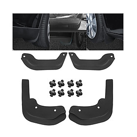 4 Pieces Front and Rear Mud Flaps  Guards Mudguard Mudflaps for Model  Accessories Automotive  Easy Installation