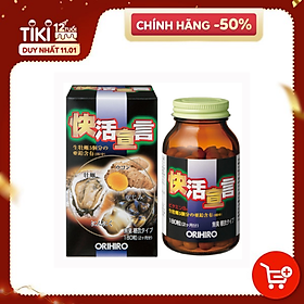 Thực phẩm chức năng tăng cường sinh lý nam giới, thải độc gan: Tinh chất hàu tươi, tỏi, nghệ Orihiro Nhật Bản (180 viên)